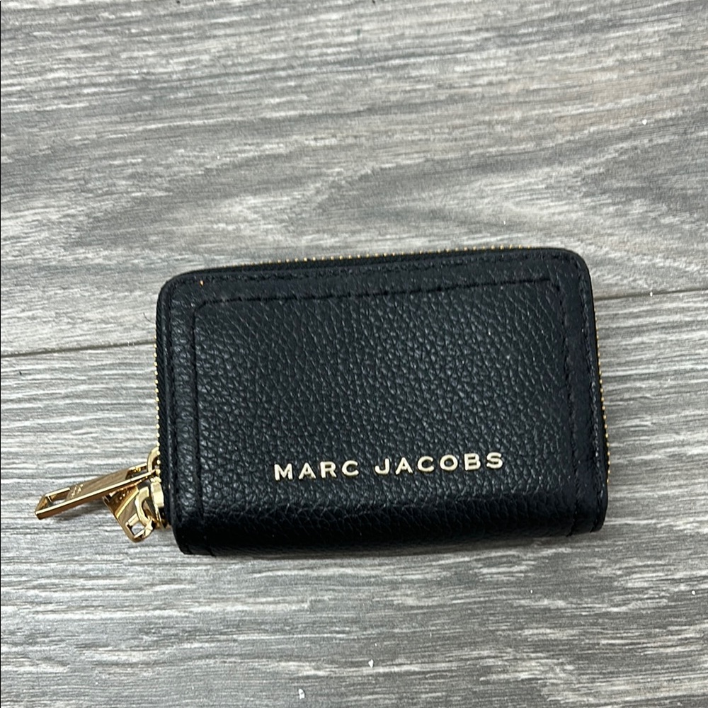 Marc Jacobs “The Groove” Double Zip Leather Wallet Card Case - Picture 3 of 7